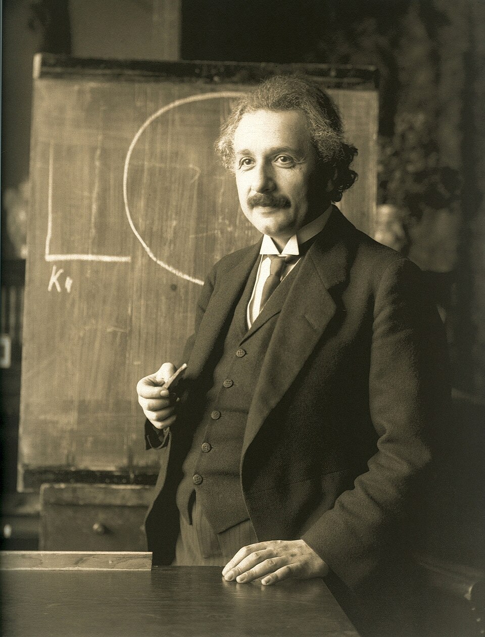 Fotografia autora Albert Einstein