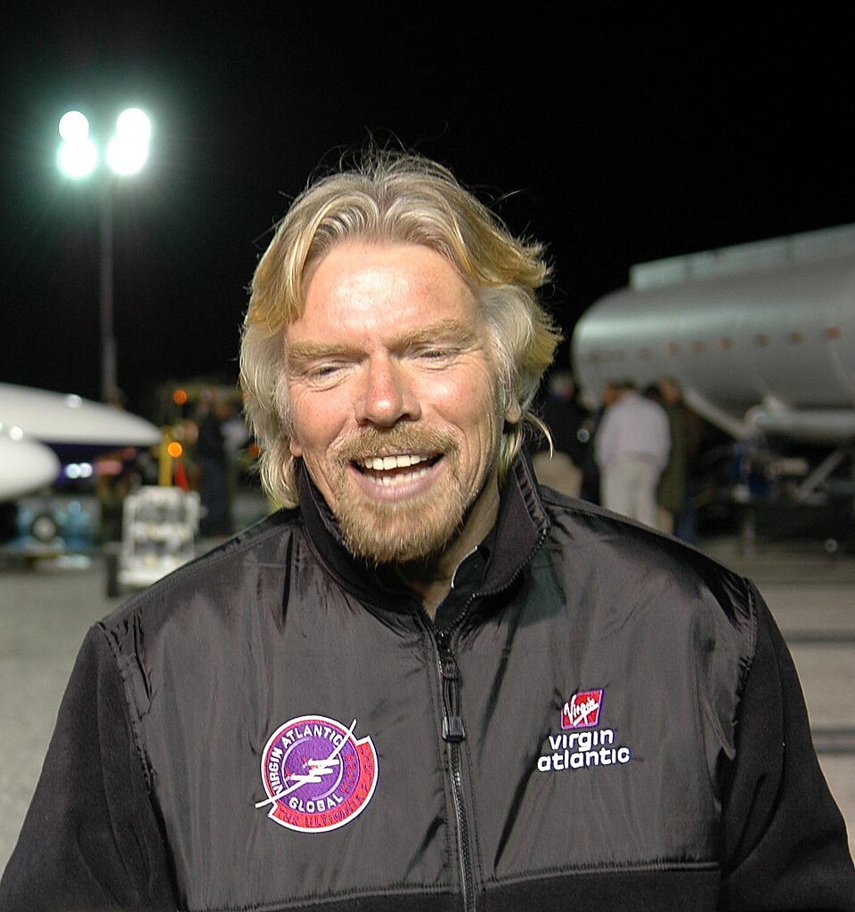 Fotografia autora Richard Branson